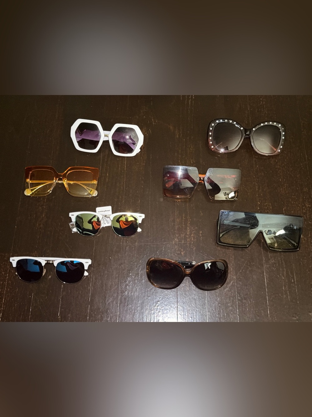 Classic Brown Oversized Women's Sunglasses
